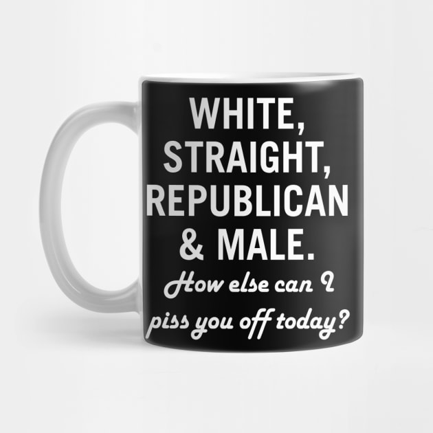 White Straight Republican Male by redsoldesign